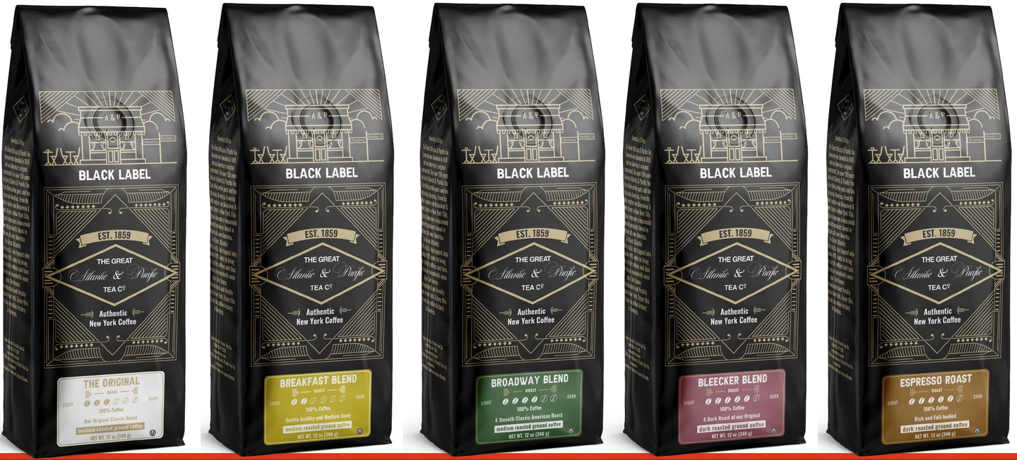 A&P's Ground Coffee Combo 5 Pack, 12 OZ