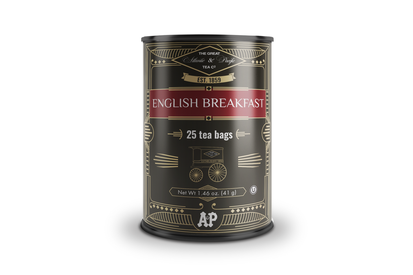 A&P English Breakfast Tea, 25 Count