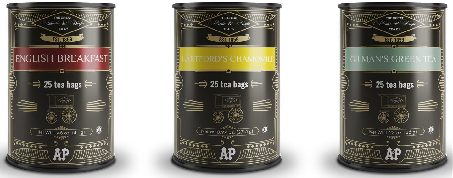 A&P's Tea Combo 3 Pack, 75 Tea Bags