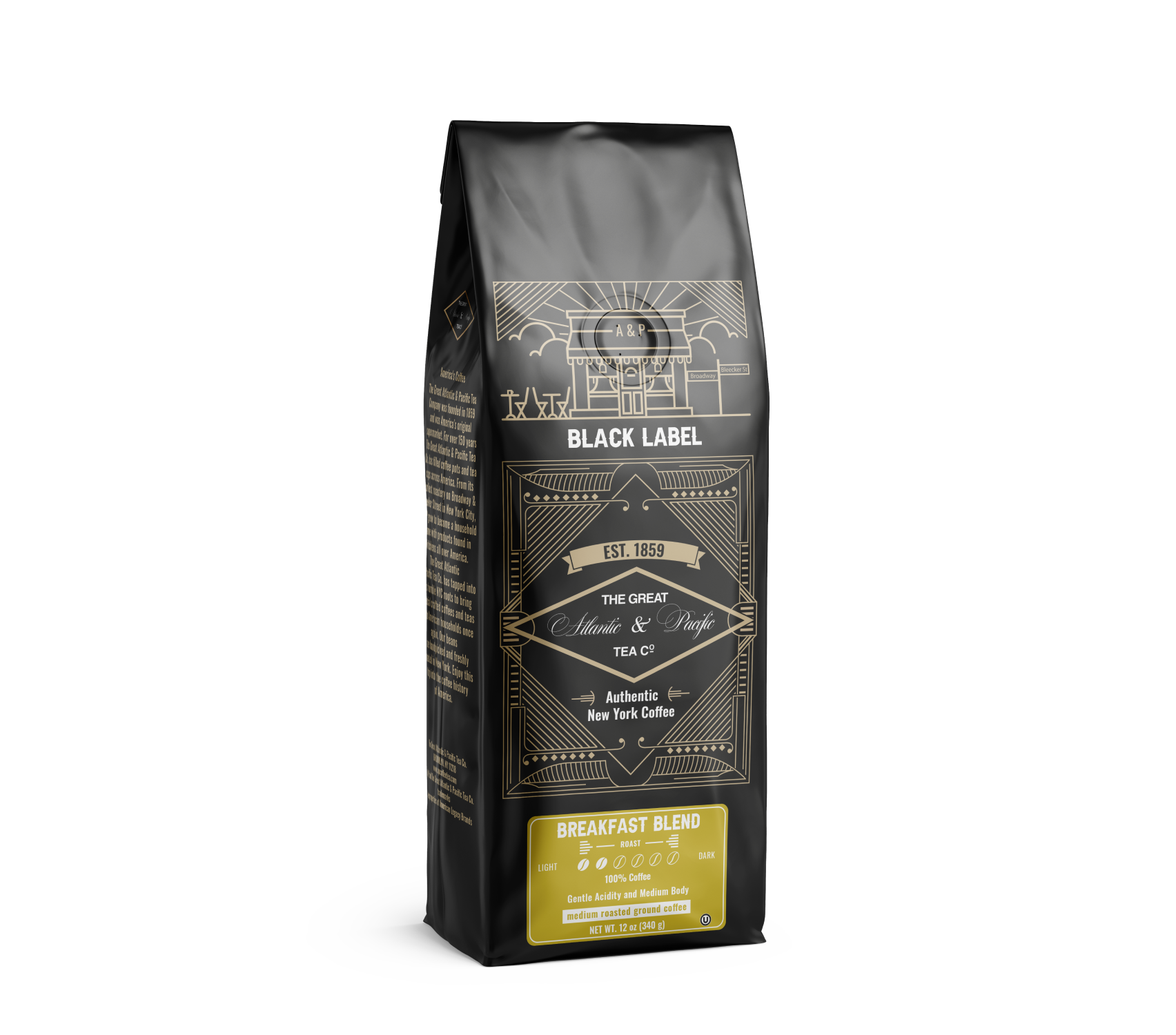 A&P Breakfast Blend Ground Coffee, 12 oz – A&P COFFEE AND TEA